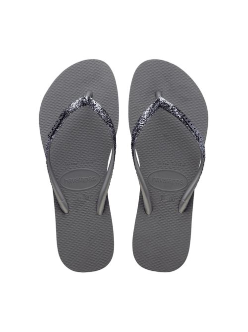 Infradito donna colore Steel Grey HAVAIANAS | SLIM GLITTER IISTEEL GREY